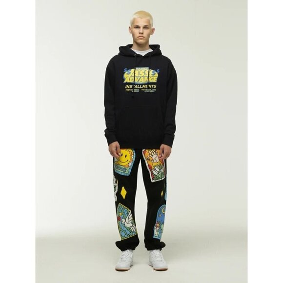 Market Smiley Other - Market Smiley Cathedral Glass Sweatpants in Black Medium New mens Church Joggers